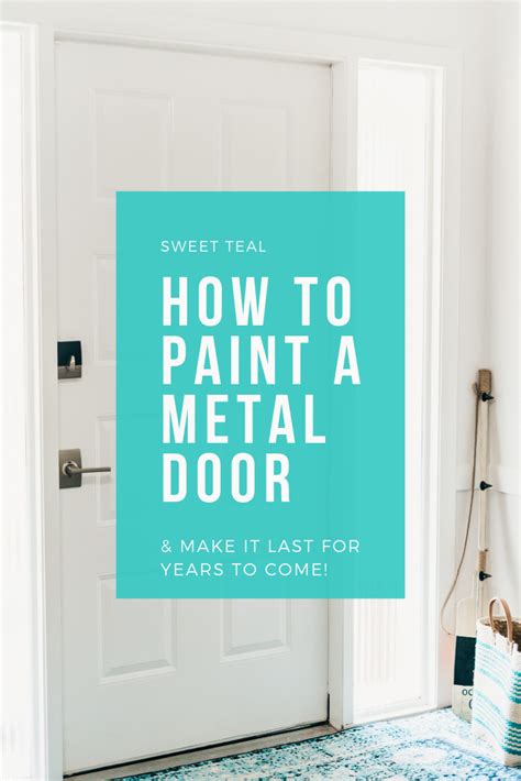 how to paint metal doors